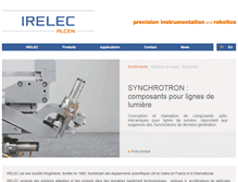 Tablet Screenshot of irelec-alcen.com
